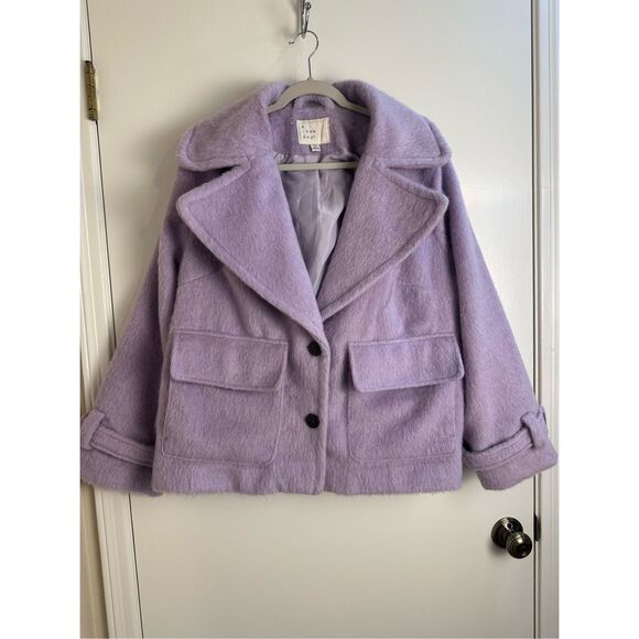 A New Day purple fuzzy coat size XXL - Picture 1 of 10